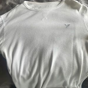 Mens Large American Eagle white sweater